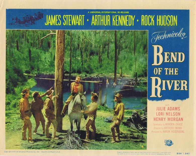 Start of the movie Bend in the River with James Stewart

