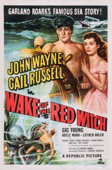 Wake of the red witch poster with John Wayne & Gail Russell