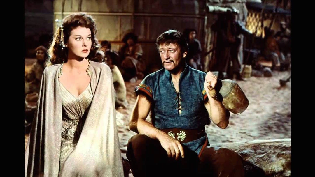 John Wayne Susan Heyward in The Conqueror 