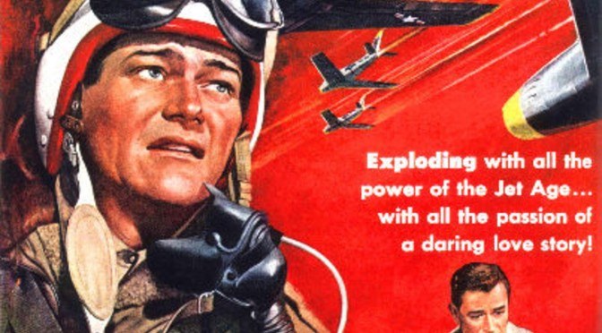 Jet Pilot movie poster with John Wayne & Janet Leigh