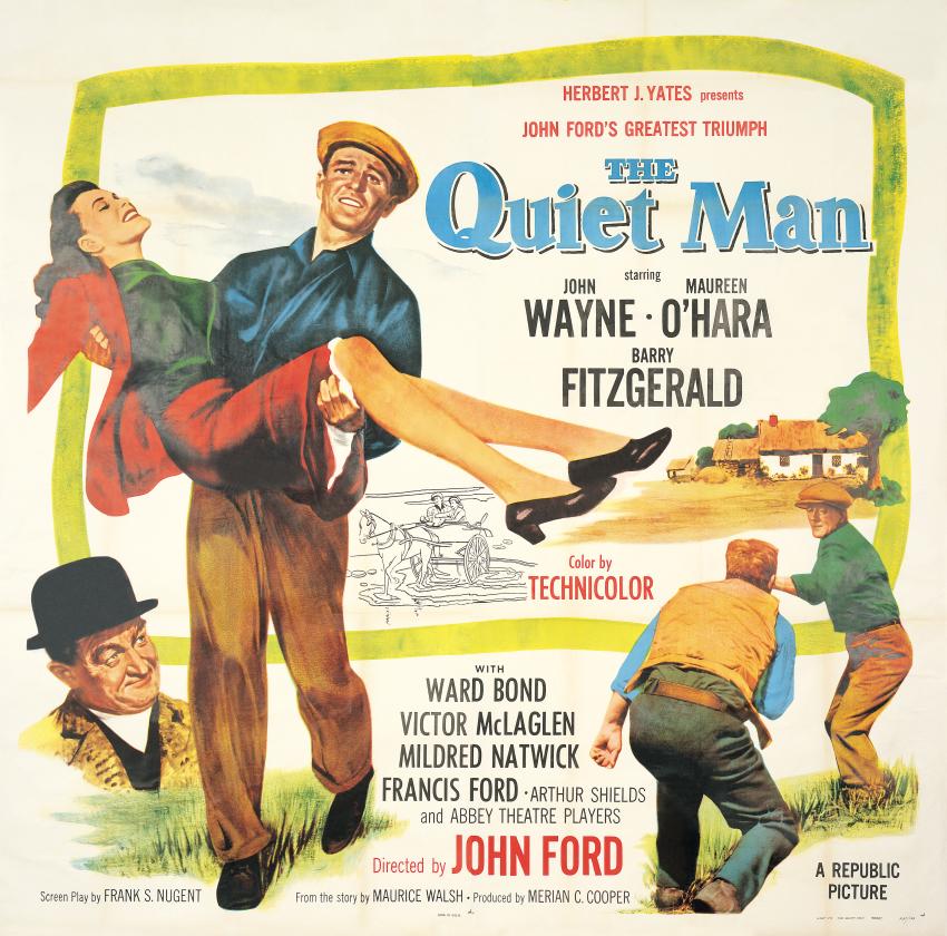 John Wayne as The Quiet Man poster