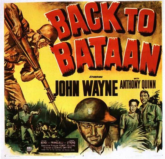 Back to Bataan film poster