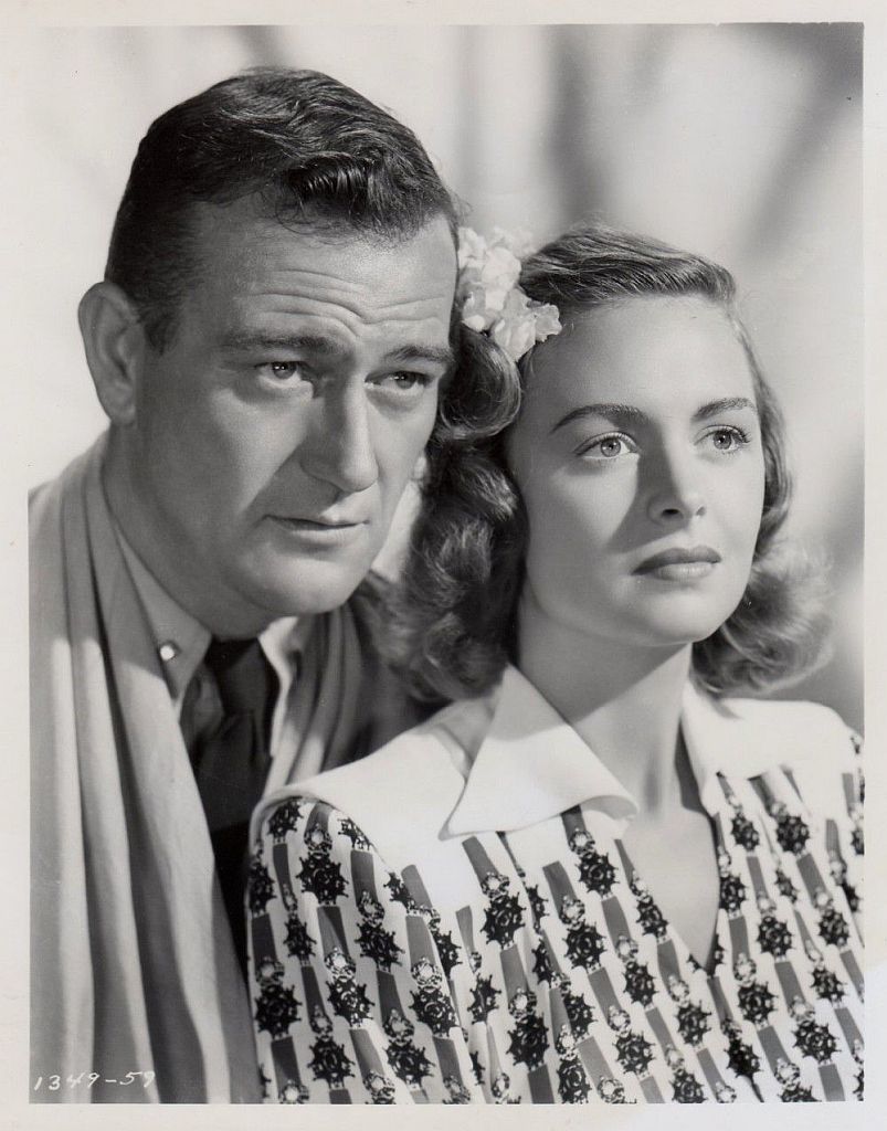 Donna Reed & John Wayne image from They Were Expendable image