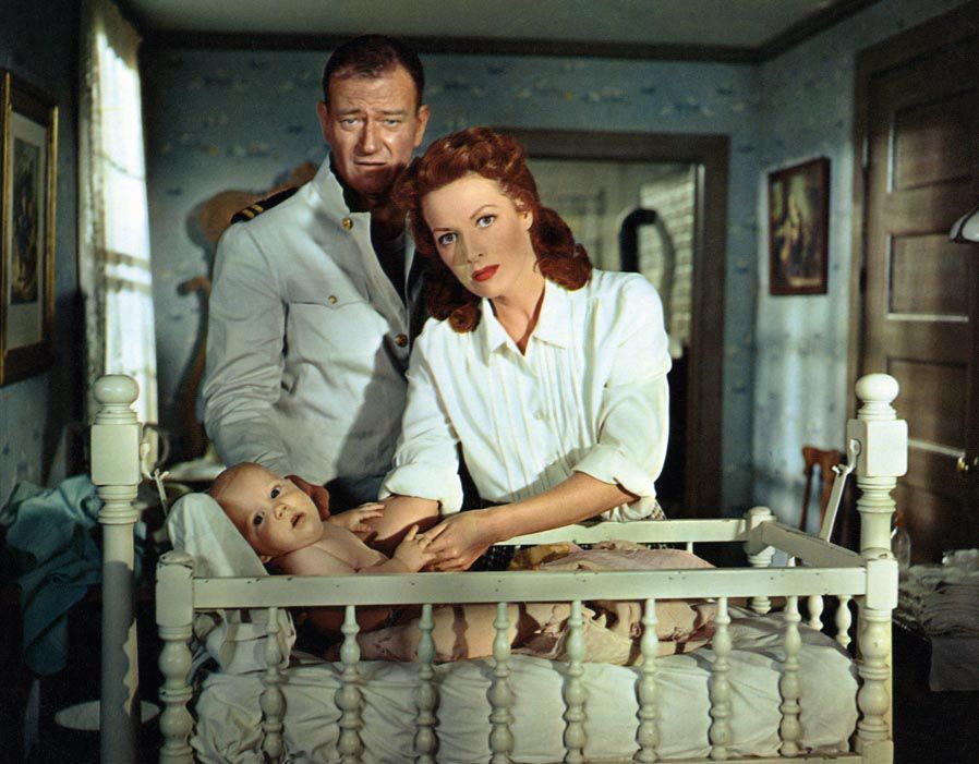 Maureen O'Hara & John Wayne image