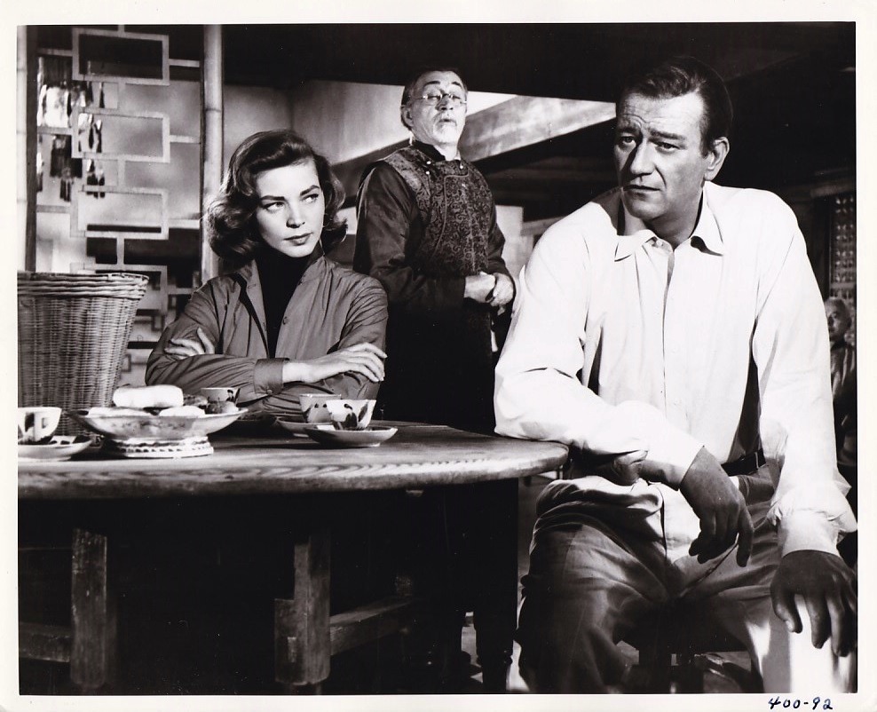 Lauren Bacall with John Wayne