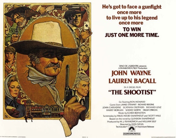 The Shootist with John Wayne poster