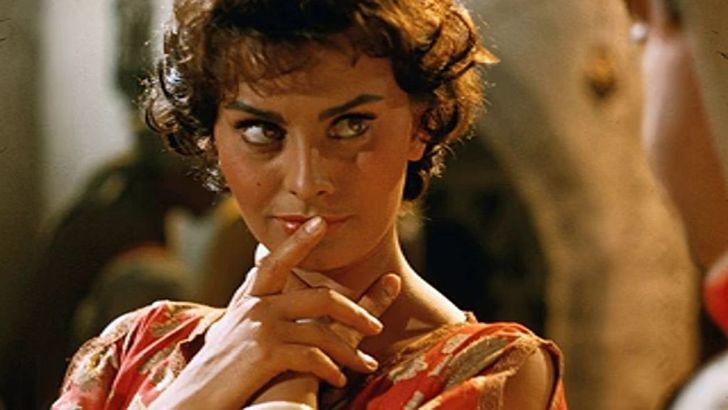 Sophia Loren in Legend of The Lost movie with John Wayne picture