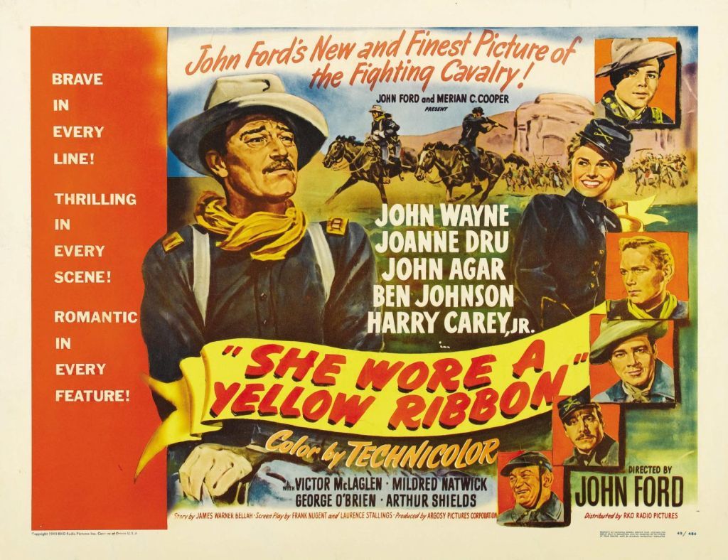 She Wore a Yellow Ribbon poster image John Wayne