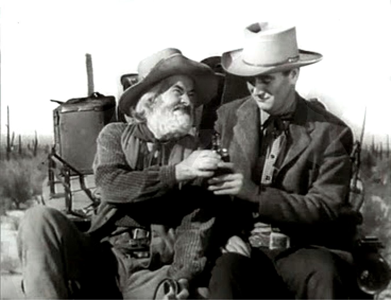 Gabby Hayes & John Wayne