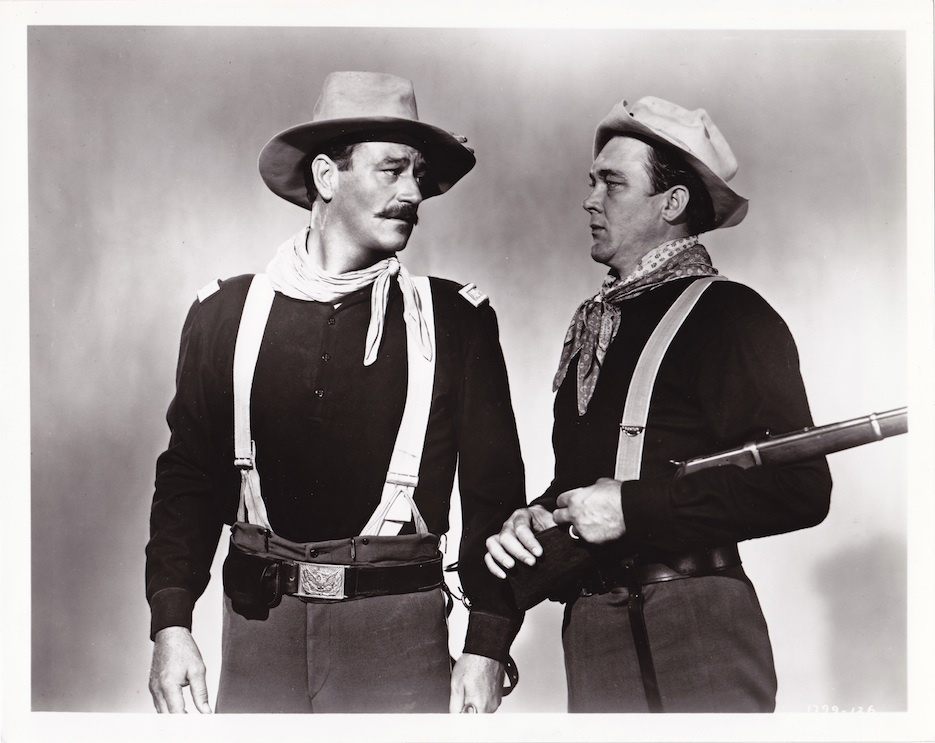 Ben Johnson & John Wayne in Rio Grande