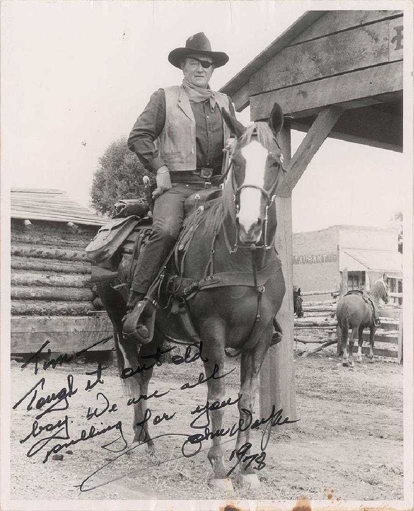 JOhn Wayne signature