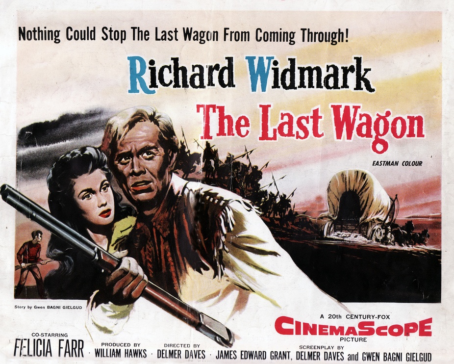 The Last Wagon poster with Richard Widmark