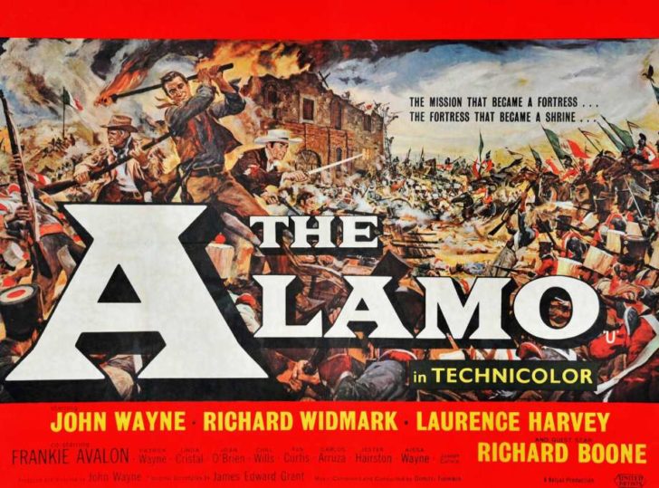 The Alamo with John Wayne poster