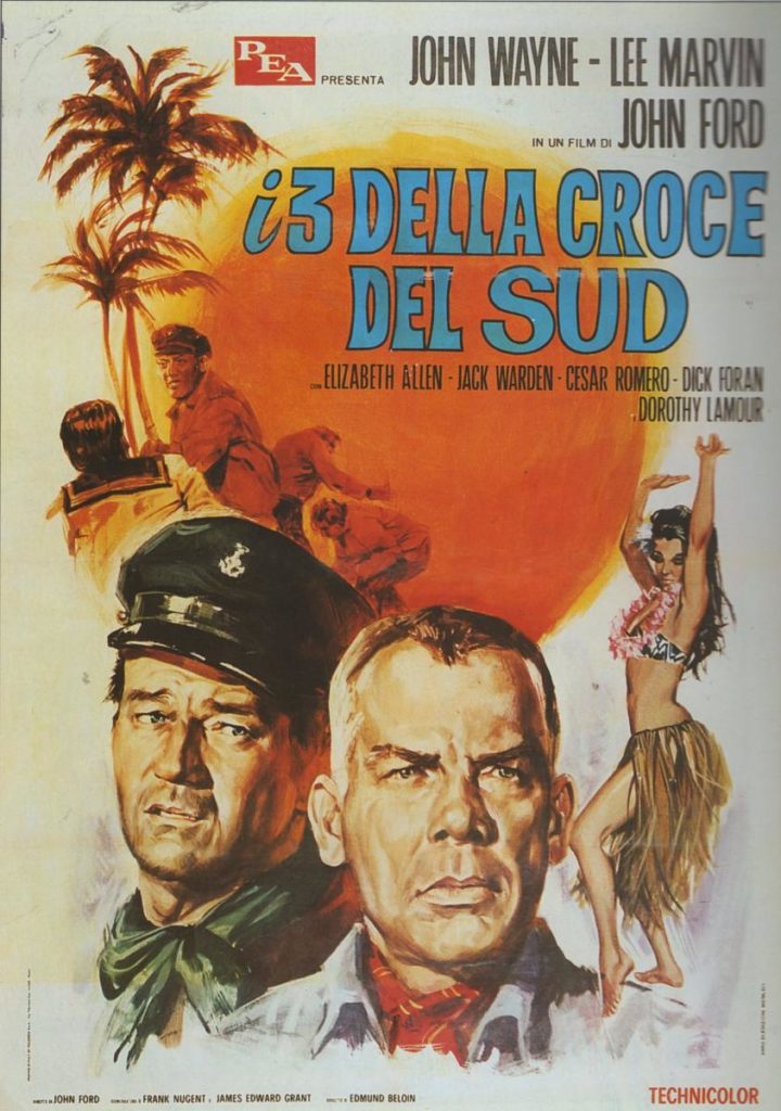 John Wayne foreign movie poster Donovans Reef