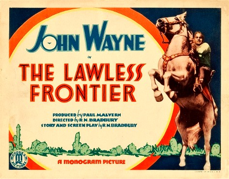 John Wayne & Gabby Hayes in The Lawless Frontier