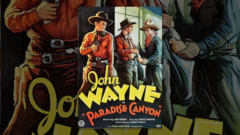 John Wayne in Paradise Canyon poster