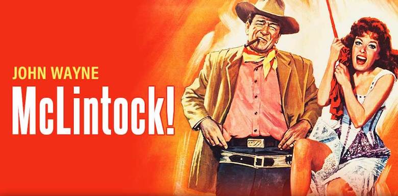 McLintock movie poster John Wayne