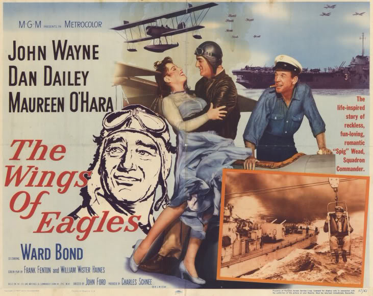 John Wayne in Wings of Eagles