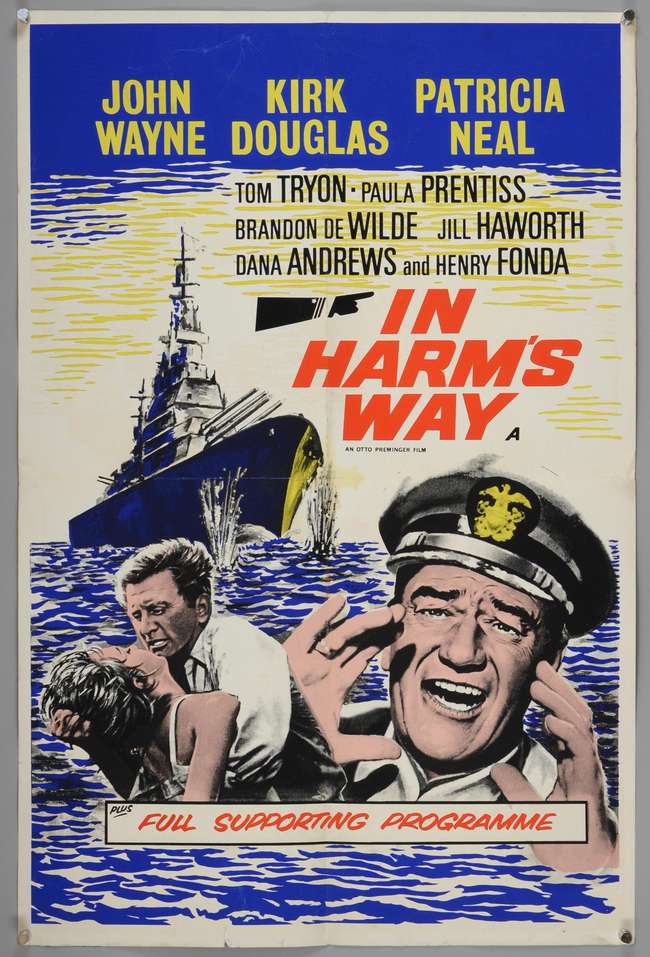 Poster of In Harm's Way with John Wayne & Henry Fonda
