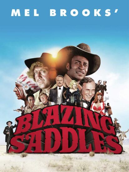 Movie poster of Blazing Saddles