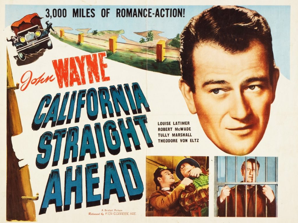 california straight ahead poster