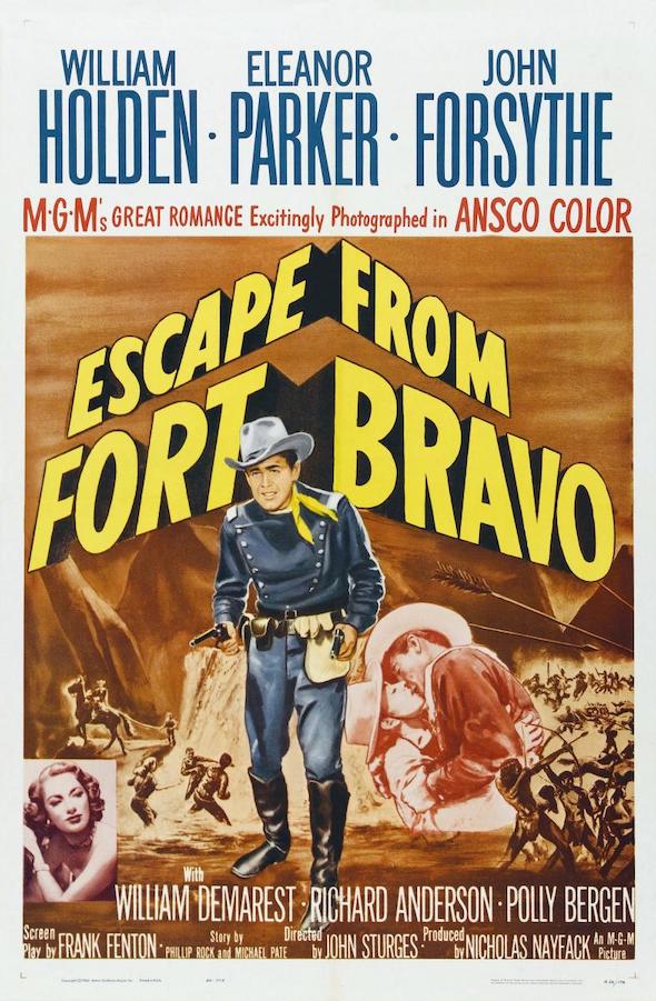 Escape From Fort Bravo movie poster