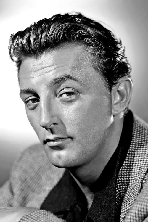 Robert Mitchum black & white head and shoulders 