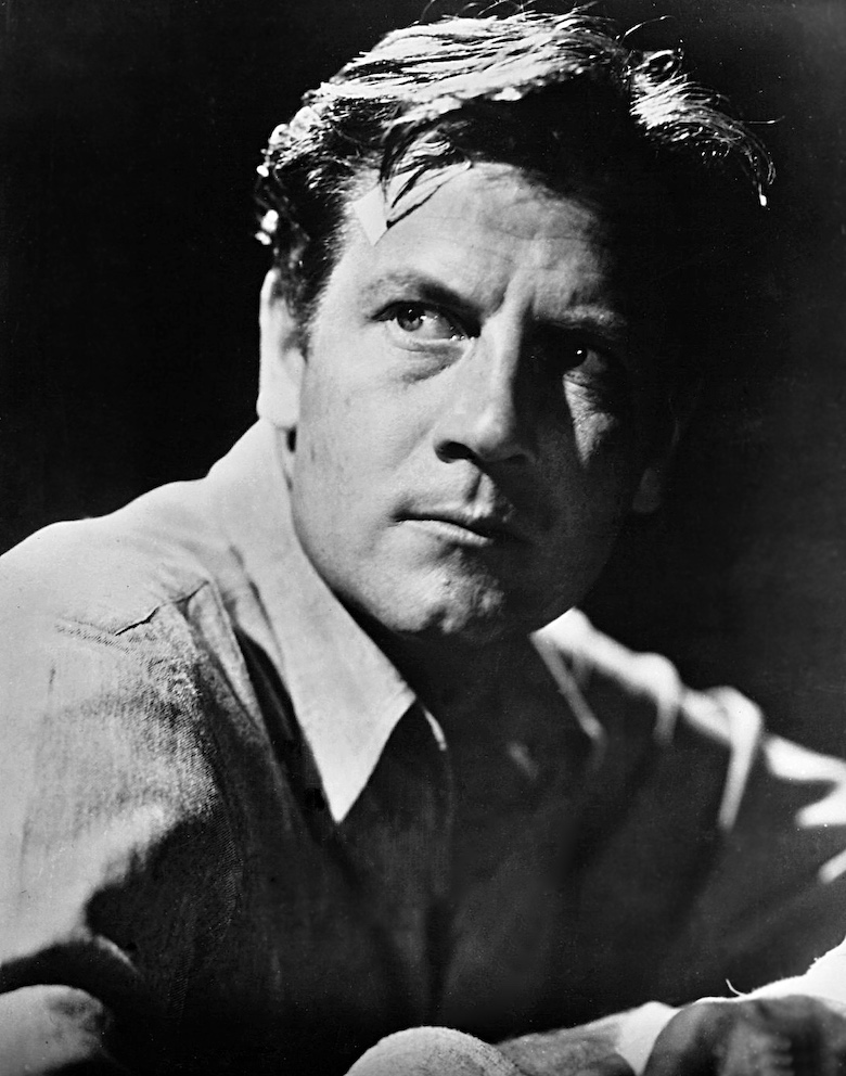 Black & white head & shoulders image of Joel McCrea